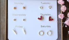 earring set of 6 - anniversary gift for her - stud earring sets - earring studs - gift for girlfriend